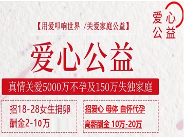 西乡捐卵助孕生子 爱心志愿者招募
